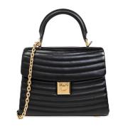 Salvatore Ferragamo Vadderad axelväska Black, Dam