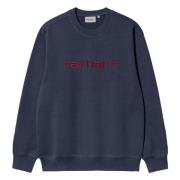 Carhartt Wip Hoodie Blue, Herr