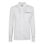 Brunello Cucinelli Elegant Vit Skjorta Aw24 White, Dam