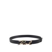 Karl Lagerfeld Belts Black, Dam