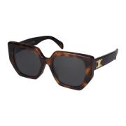 Celine Stiliga solglasögon Cl40239F Brown, Unisex