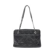 Chanel Vintage Pre-owned Laeder chanel-vskor Black, Dam