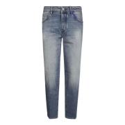 Jacob Cohën Slim Crop Jeans för Män Blue, Herr