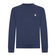 Maison Kitsuné Stiliga Sweaters Kollektion Blue, Herr