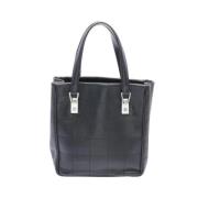 Chanel Vintage Pre-owned Laeder totevskor Black, Dam