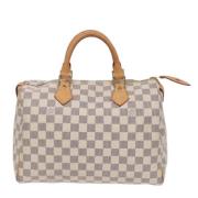 Louis Vuitton Vintage Pre-owned Canvas louis-vuitton-vskor Beige, Dam