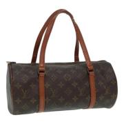 Louis Vuitton Vintage Pre-owned Canvas handvskor Brown, Dam