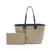 Chanel Vintage Pre-owned Canvas chanel-vskor Beige, Dam