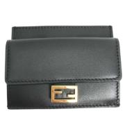 Fendi Vintage Pre-owned Laeder plnbcker Black, Dam