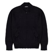 Laneus Harrington Bomber I Mohairull Black, Herr