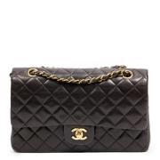 Chanel Vintage Pre-owned Laeder axelremsvskor Black, Dam