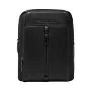 Piquadro Mäns Crossbody-väska med iPad-ficka Black, Herr