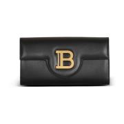 Balmain B-Buzz läder plånbok Black, Dam