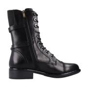 Regarde Le Ciel Lace-up Boots Black, Dam