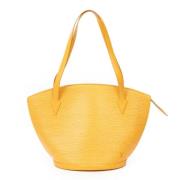 Louis Vuitton Vintage Pre-owned Laeder handvskor Yellow, Dam