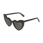 Saint Laurent Loulou Läder Axelväska Black, Unisex