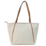 Michael Kors Pre-owned Pre-owned Tyg totevskor White, Dam