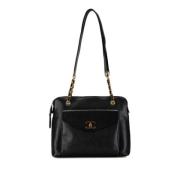 Chanel Vintage Pre-owned Laeder totevskor Black, Dam