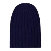 Laneus Alpackaull Beanie Hat Blue, Dam