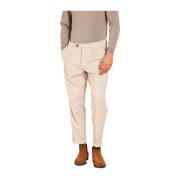 Mason's Chino Byxor med Diagonal Tryck Beige, Herr