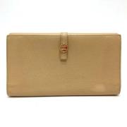 Chanel Vintage Pre-owned Laeder plnbcker Beige, Dam