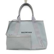 Balenciaga Vintage Pre-owned Laeder totevskor Gray, Dam