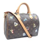 Louis Vuitton Vintage Pre-owned Tyg louis-vuitton-vskor Brown, Dam