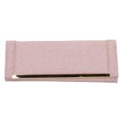 Made in Italia Elegant Textil Dam Clutch Pink, Dam