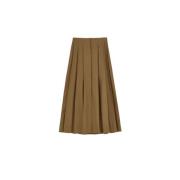 Mark Kenly Domino Tan Sheer Cotton Nari Skirt Sephia Brown Brown, Dam