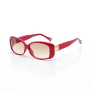 Louis Vuitton Vintage Pre-owned Plast solglasgon Red, Dam