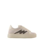 Zadig & Voltaire Vita Flash Chunky Läder Sneakers Beige, Dam