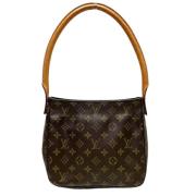 Louis Vuitton Vintage Pre-owned Tyg louis-vuitton-vskor Brown, Dam