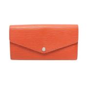 Louis Vuitton Vintage Pre-owned Laeder plnbcker Orange, Dam