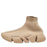 Balenciaga Vintage Pre-owned Tyg sneakers Beige, Dam