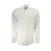 Harmont & Blaine Vit Bomullsskjorta Slim Fit Fransk Krage White, Herr