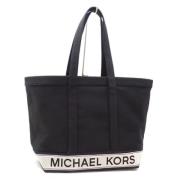 Michael Kors Pre-owned Pre-owned Canvas axelremsvskor Black, Dam