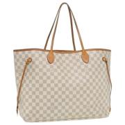 Louis Vuitton Vintage Pre-owned Canvas axelremsvskor White, Dam