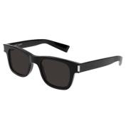 Saint Laurent Elegant Läder Axelväska Black, Unisex