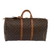 Louis Vuitton Vintage Pre-owned Canvas handvskor Brown, Dam