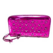 Jimmy Choo Pre-owned Pre-owned Laeder plnbcker Purple, Dam