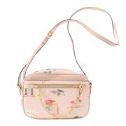 Michael Kors Pre-owned Pre-owned Canvas crossbodyvskor Pink, Dam