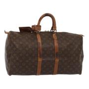 Louis Vuitton Vintage Pre-owned Canvas handvskor Brown, Dam