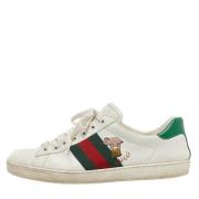 Gucci Vintage Pre-owned Laeder sneakers White, Herr