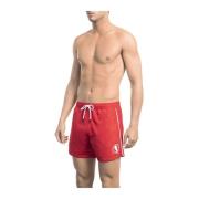 Bikkembergs Strandkläder - Badkläder - Shorts med fronttryck Red, Herr