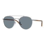 Persol Stiliga solglasögon i grön sköldpadda Gray, Unisex