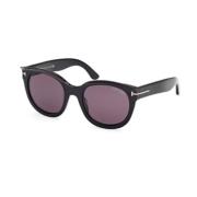 Tom Ford Stiliga Solglasögon för Modeentusiaster Black, Unisex