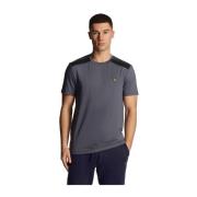 Lyle & Scott Märkt Axel T-shirt Blue, Herr