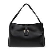 Salvatore Ferragamo Väsktyp shopper storlek medium Black, Dam