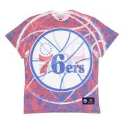 Mitchell & Ness NBA Jumbotron Tee Hardwood Classics Scarlet Multicolor...