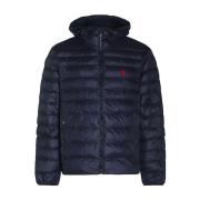 Ralph Lauren Återvunnen Nylon Quiltad Pufferjacka Blue, Herr